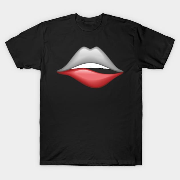 Beautiful Polish Lips T-Shirt by CezaryArt